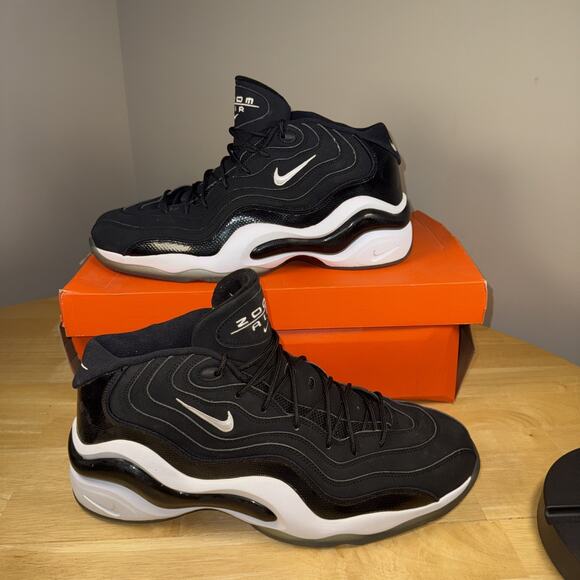 Size 14 Nike Air Zoom Flight 96 Black White 2016 OG BOX Excellent main image 9